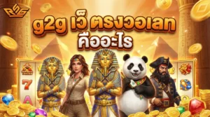 g2g เว็บตรงวอเลท คืออะไร