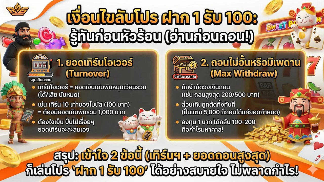 ฝาก 1 รับ 100 วอเลท