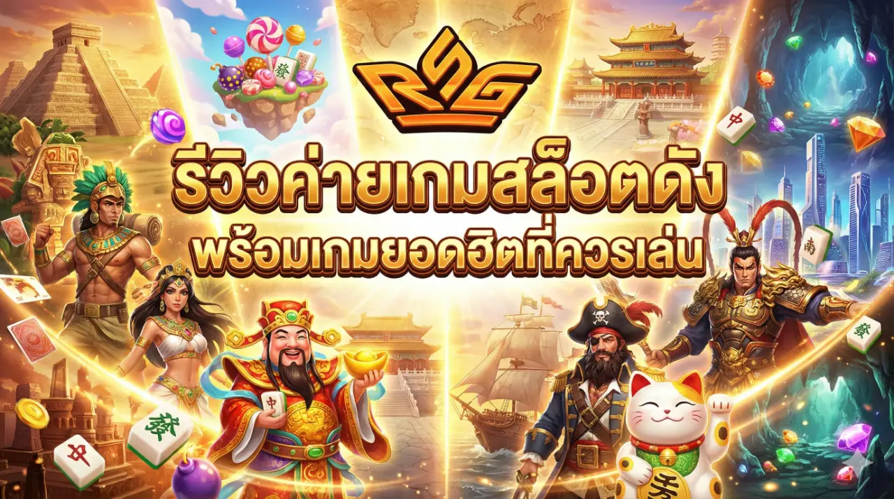 รีวิวค่ายเกมสล็อตดัง พร้อมเกมยอดฮิตที่ควรเล่น
