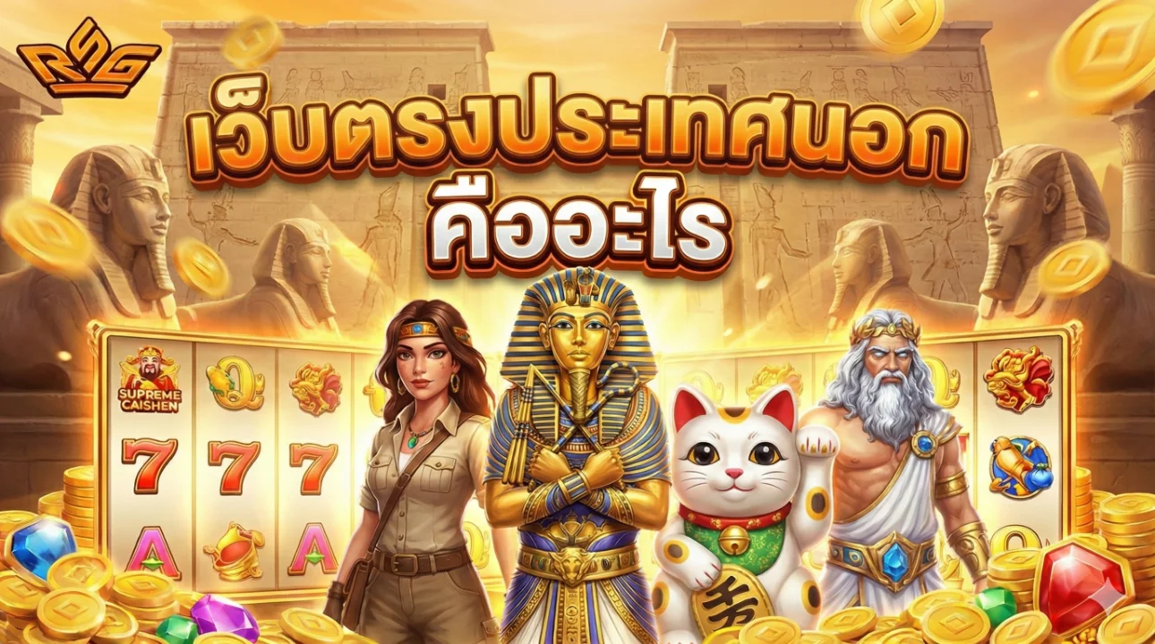 เว็บตรงประเทศนอก คืออะไร