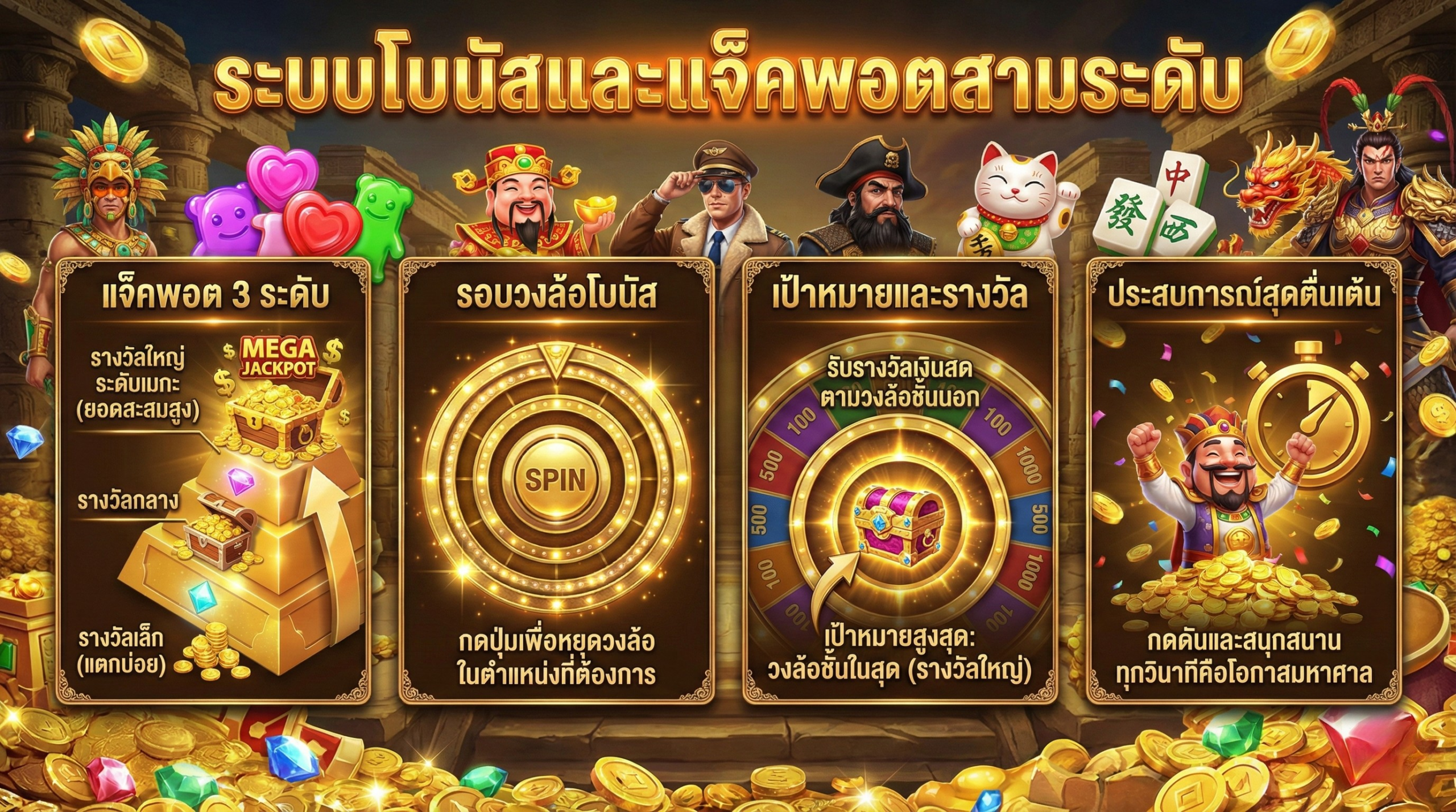 ระบบโบนัส mega fortune