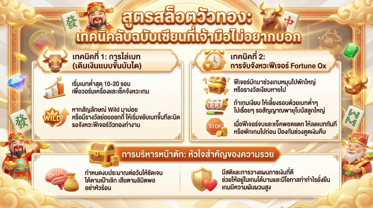 วิธีเล่น Fortune Ox