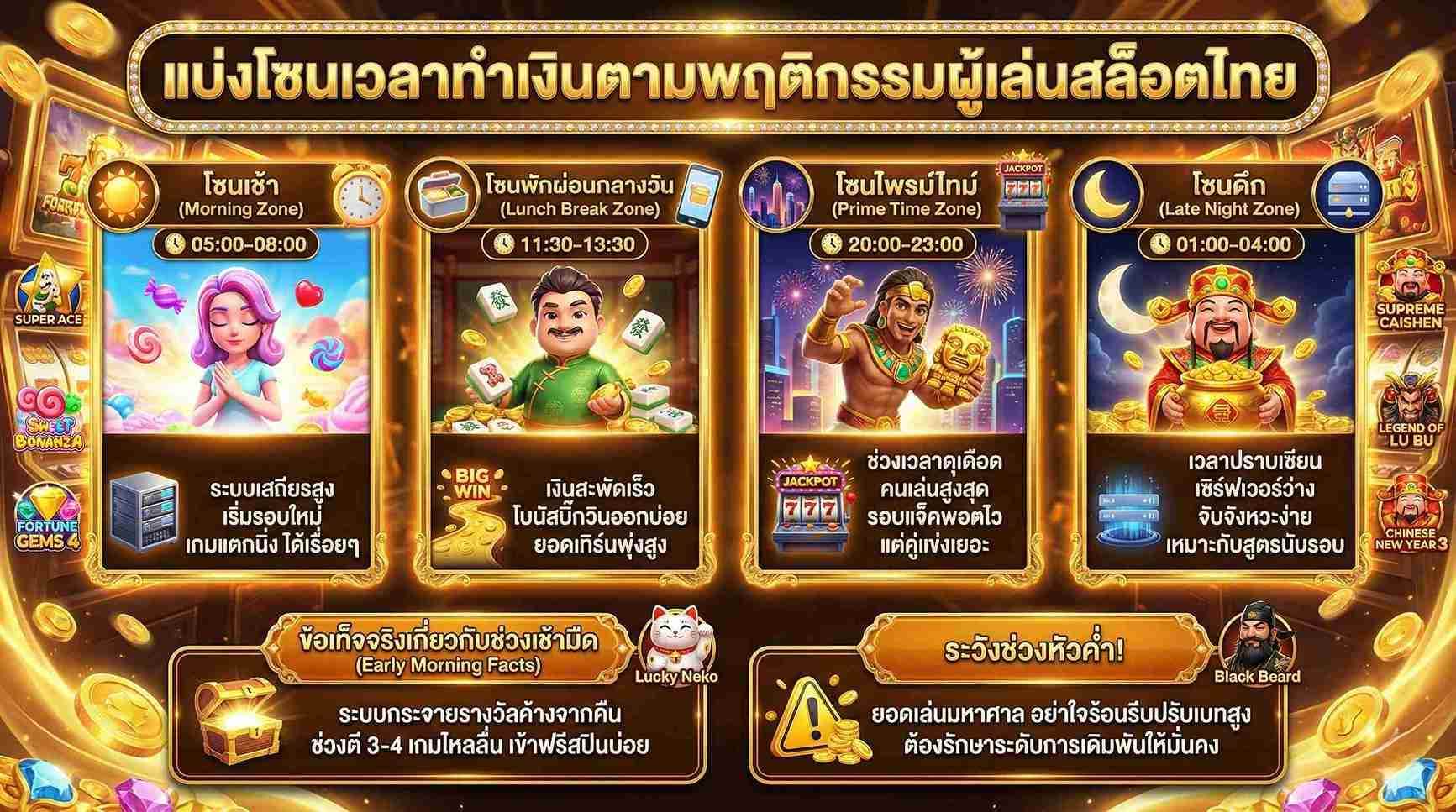 การแบ่งโซนเวลาทำเงิน