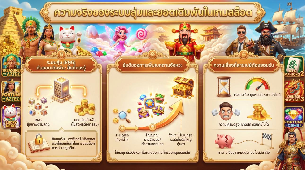 ความจริงของระบบสุ่มและกลยุทธ์ยอดเดิมพัน