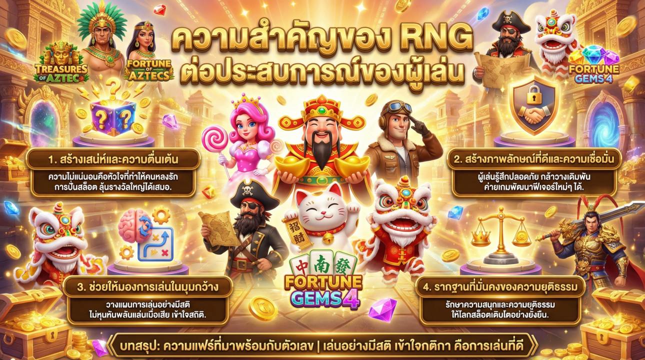 ความสำคัญของระบบ RNG