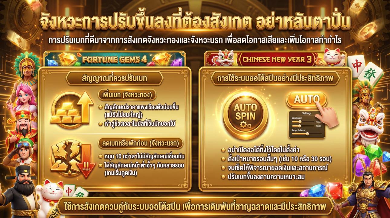 จังหวะปรับเบทและออโต้สปิน