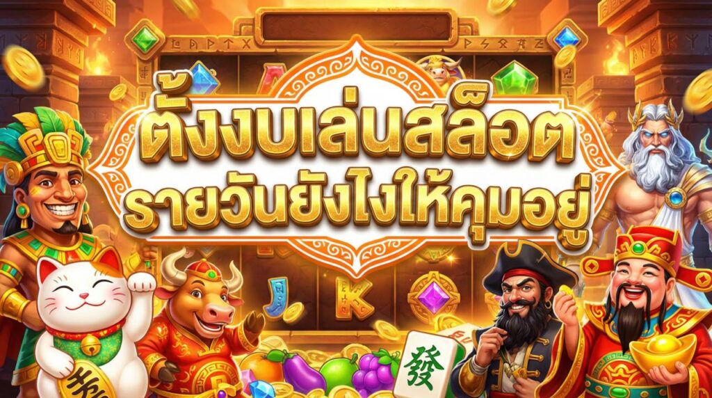 ตั้งงบเล่นสล็อตรายวันยังไงให้คุมอยู่