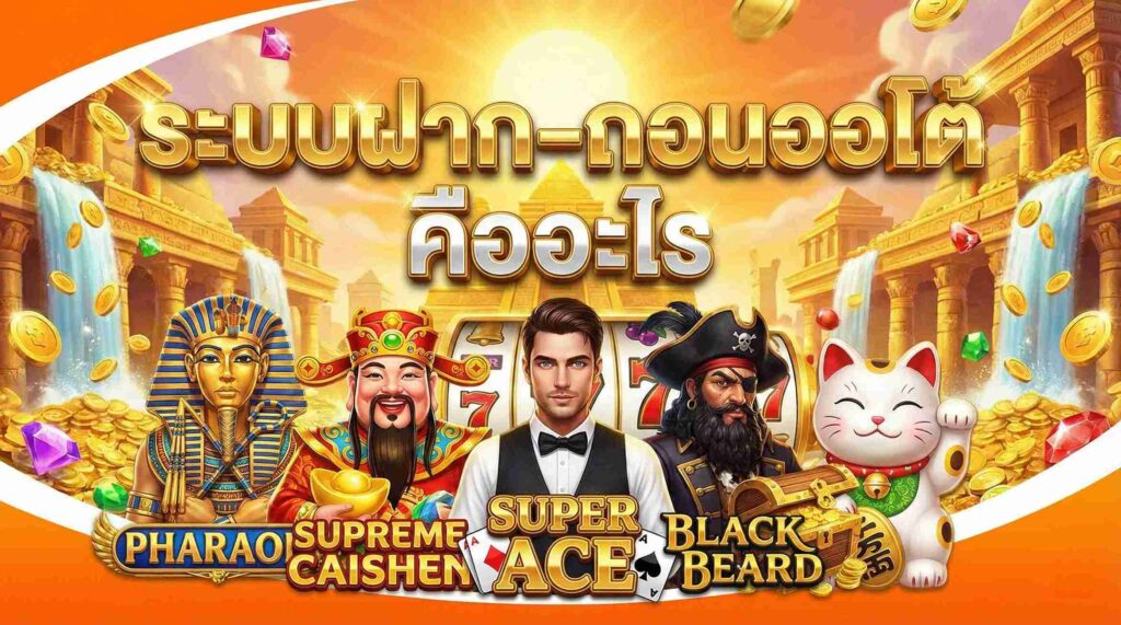 ระบบฝาก-ถอนออโต้ คืออะไร