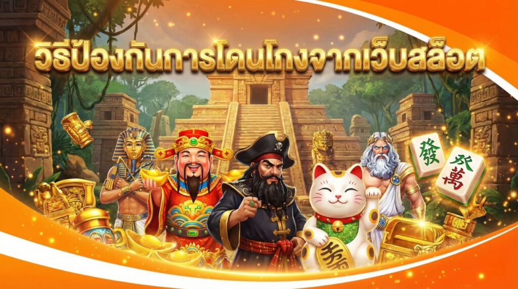 วิธีป้องกันการโดนโกงจากเว็บสล็อต