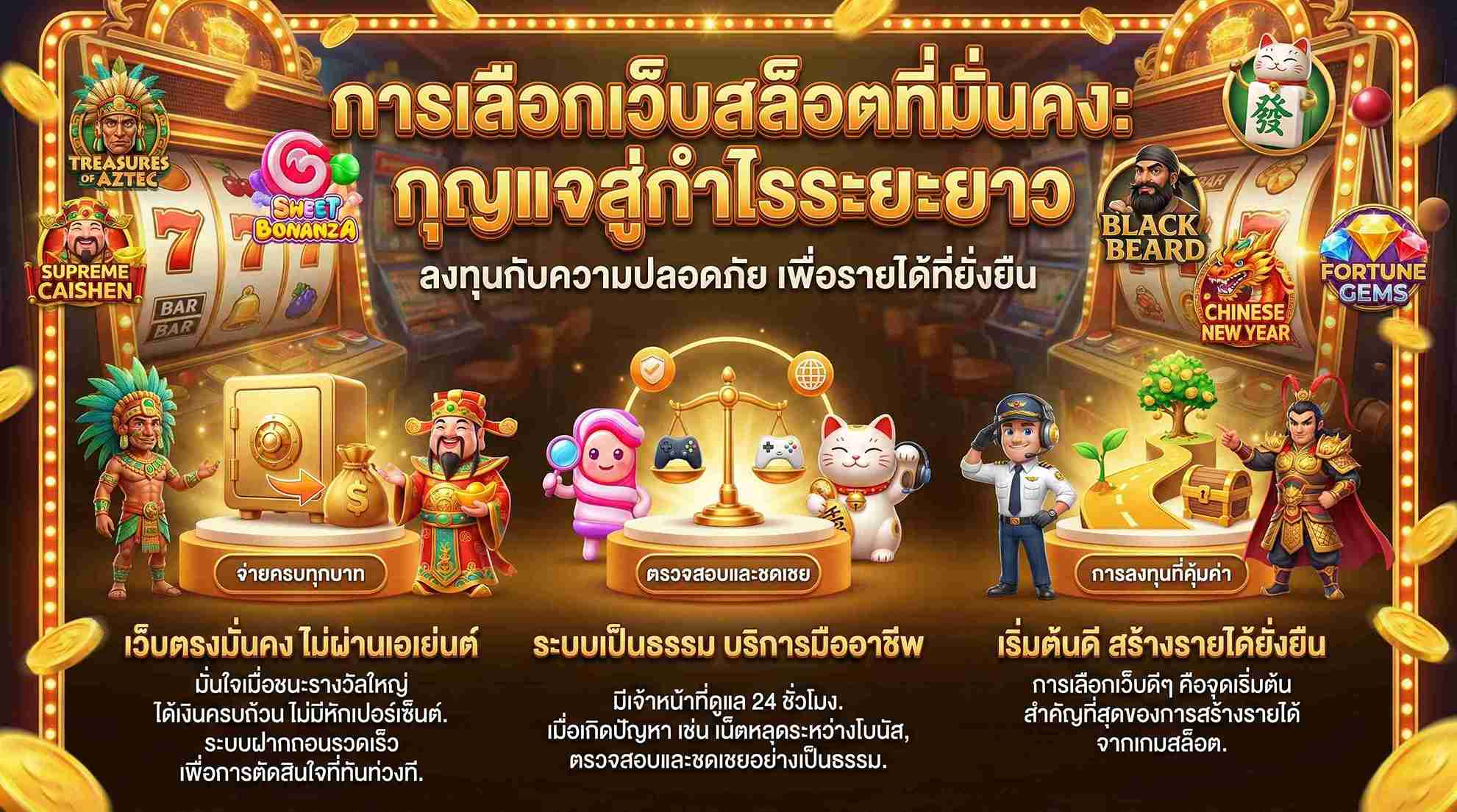 วิธีเลือกเว็บสล็อตที่มั่นคง