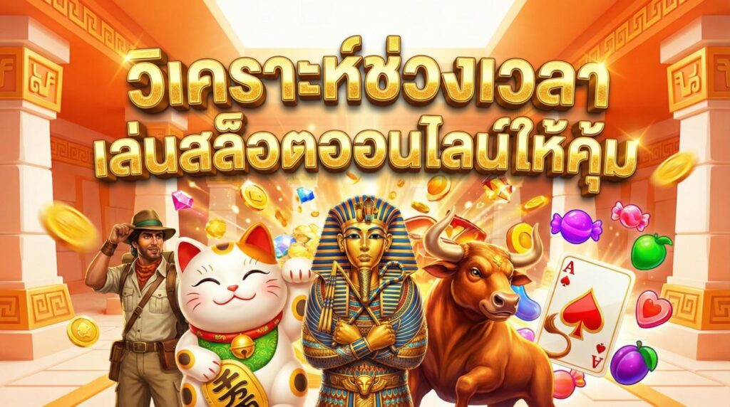 วิเคราะห์ช่วงเวลาเล่นสล็อตออนไลน์ให้คุ้ม