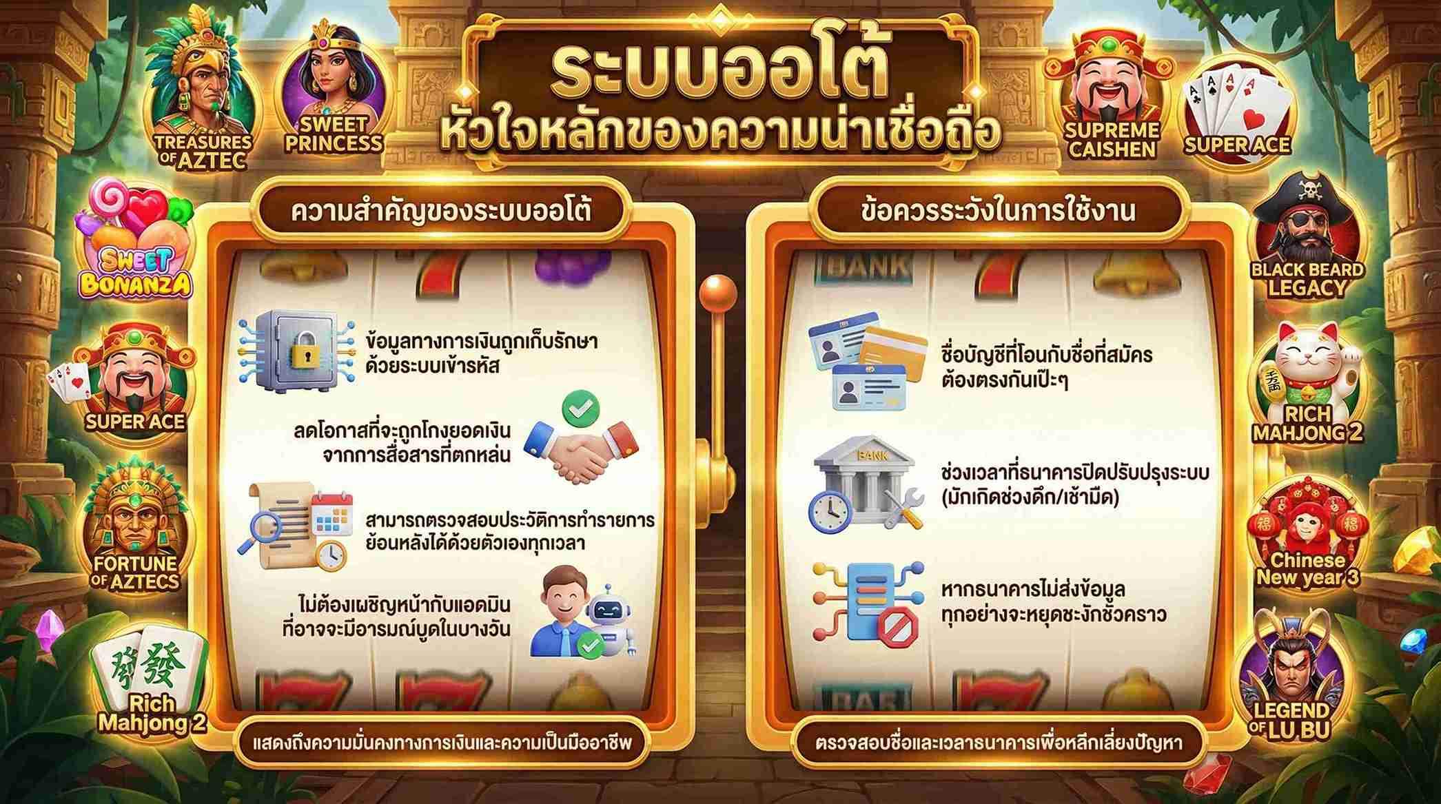 สล็อตระบบออโต้ มั่นคง ปลอดภัย ตรวจสอบได้ 100%