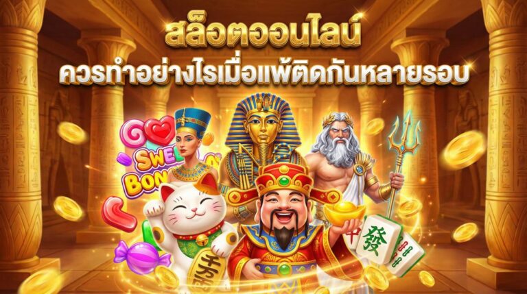 สล็อตออนไลน์ ควรทำอย่างไรเมื่อแพ้ติดกันหลายรอบ