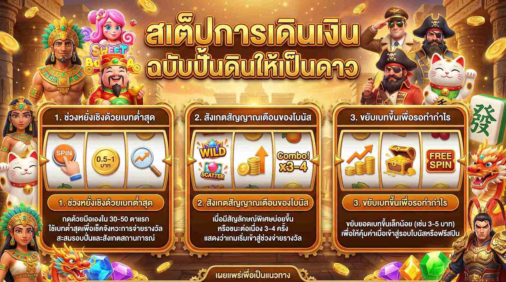 สเต็ปเดินเงินสล็อต เปลี่ยนทุนน้อยเป็นกำไรหลักพัน