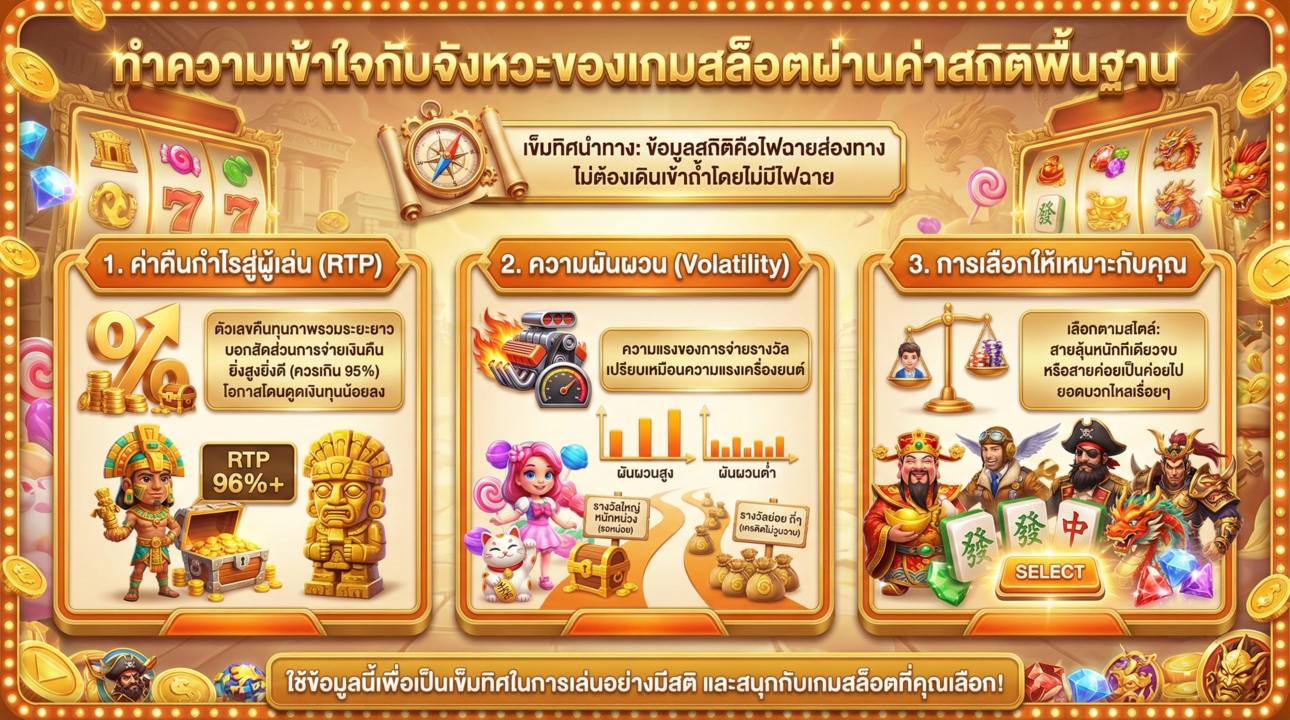 อ่านจังหวะเกม RTP และความผันผวนที่ควรรู้