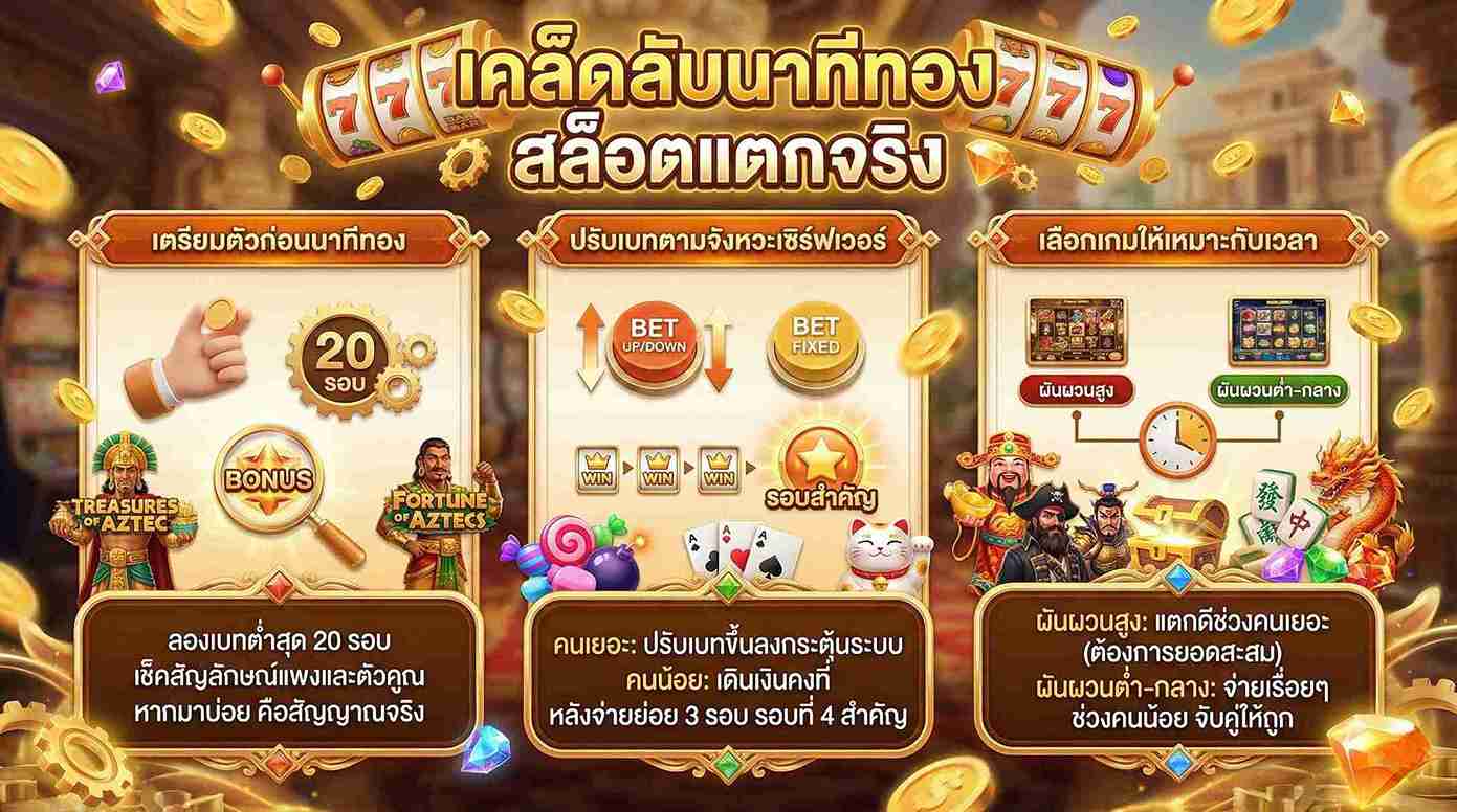 เคล็ดลับนาทีทอง