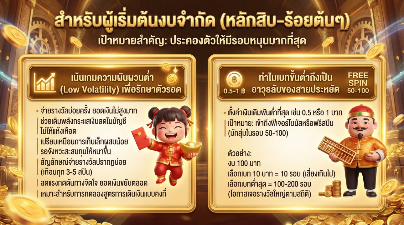 เทคนิคคนทุนน้อย ปั้นหลักสิบสู่หลักร้อย