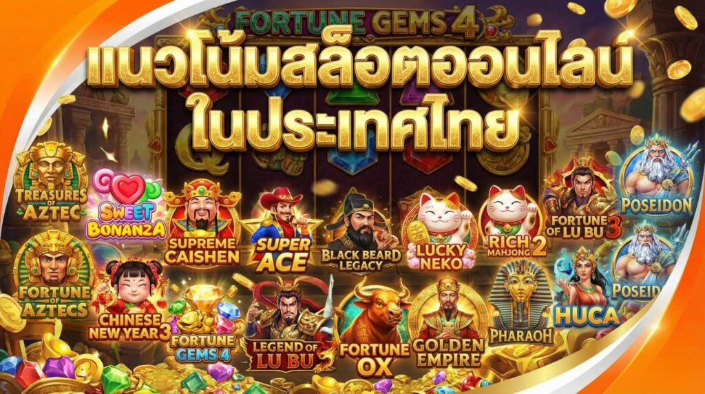 แนวโน้มสล็อตออนไลน์ในประเทศไทย