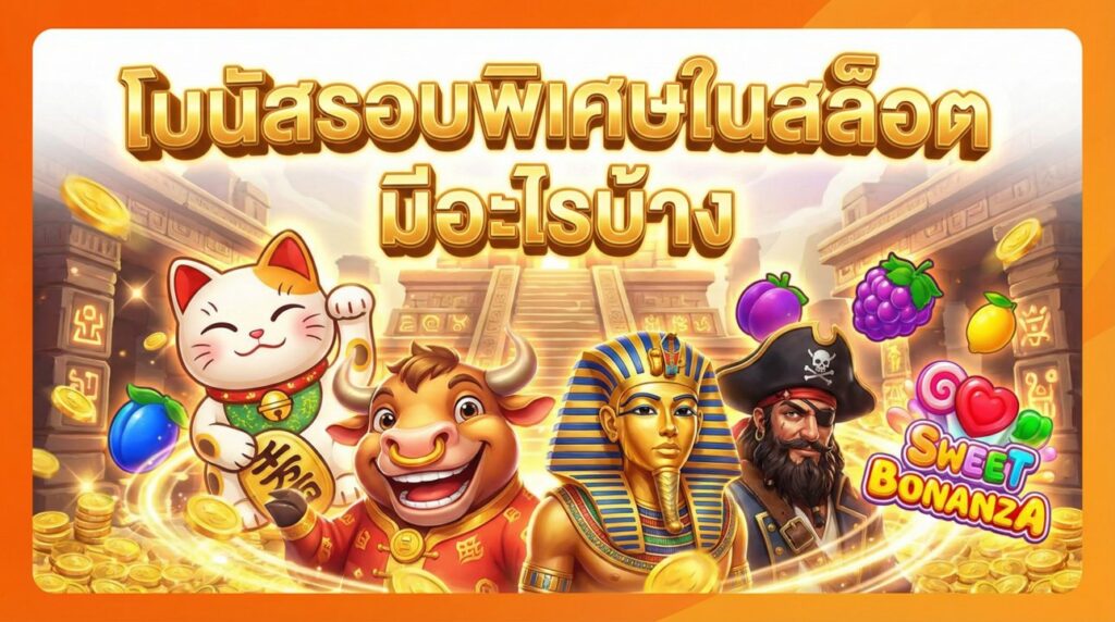 โบนัสรอบพิเศษในสล็อต มีอะไรบ้าง