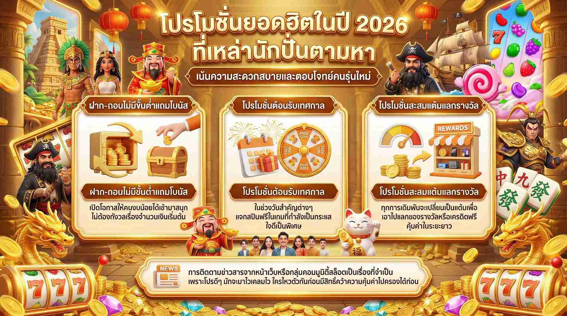 โปรโมชั่นยอดฮิต 2026