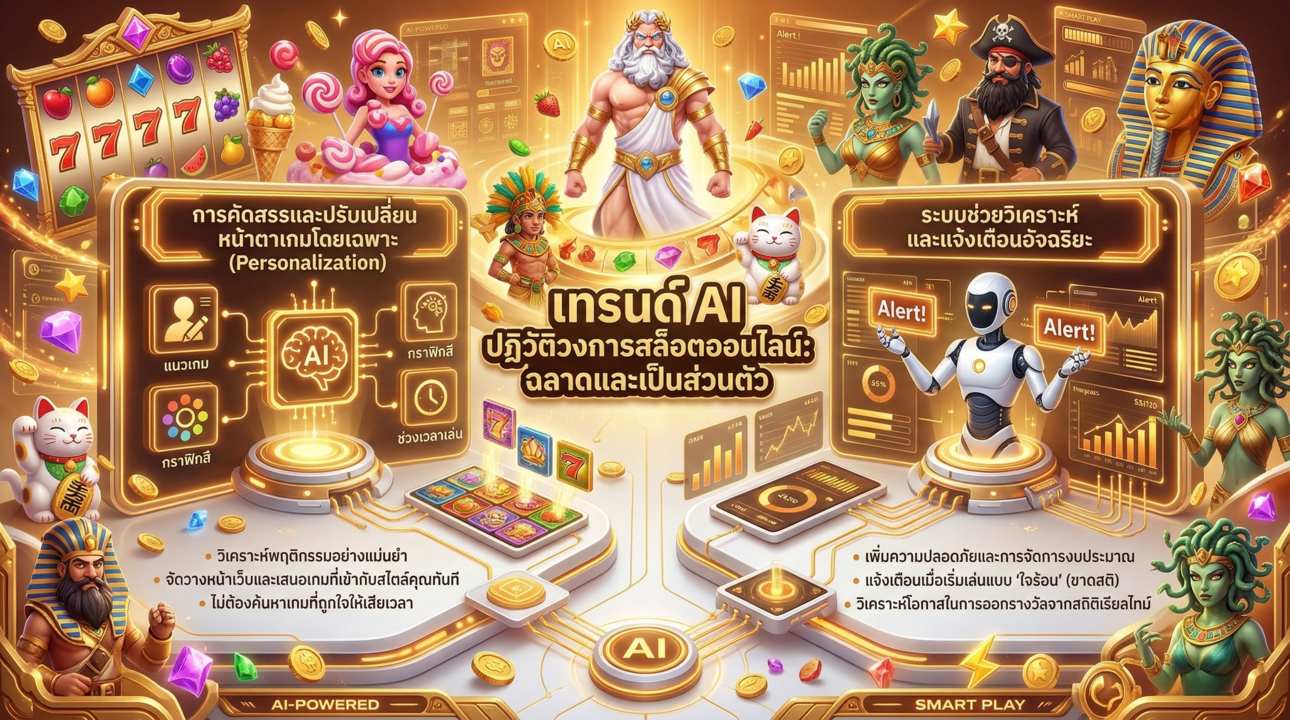 AI อัจฉริยะ ปฏิวัติวงการสล็อตออนไลน์