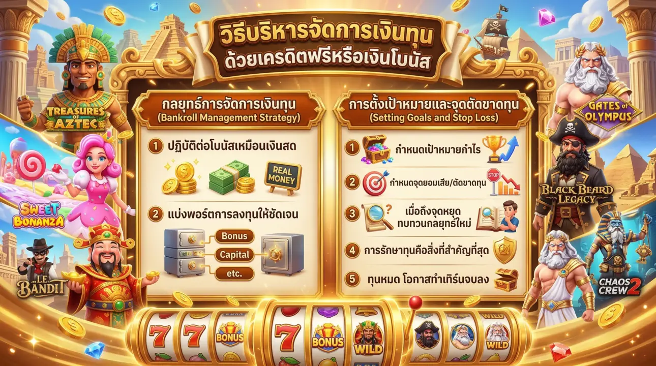 กลยุทธ์เลือกเกมสล็อตให้เหมาะกับโบนัส