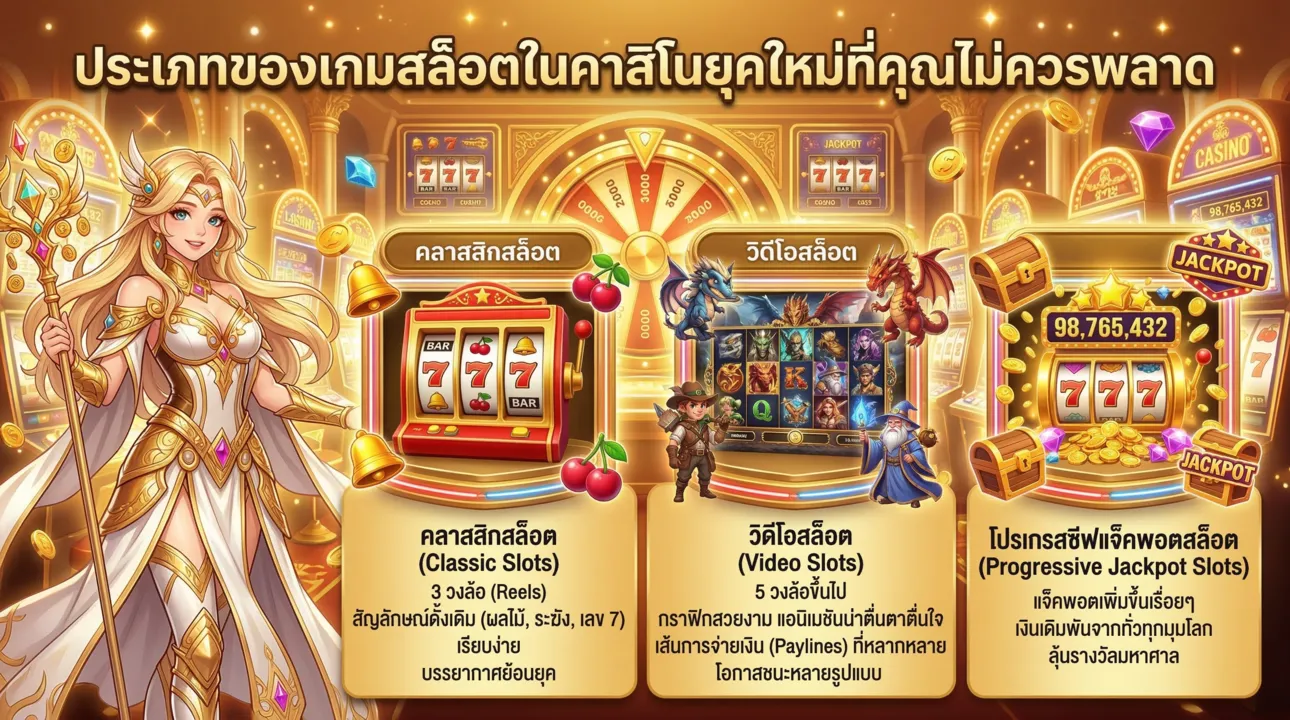 ครบเครื่องเรื่องสล็อต 3 สไตล์ยอดฮิตที่คุณไม่ควรพลาด