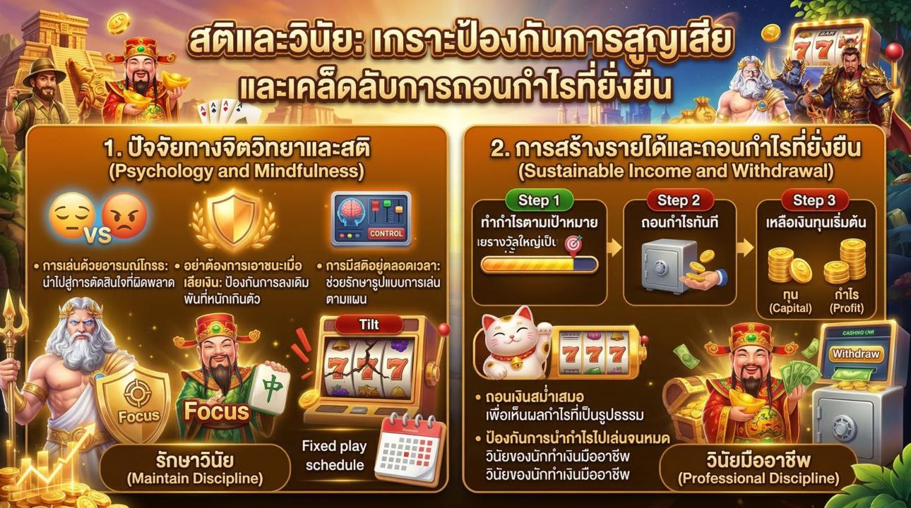 วินัยคุมสติและวิธีรักษากำไร