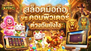 สล็อตมือถือ vs คอมพิวเตอร์ ต่างกันยังไง