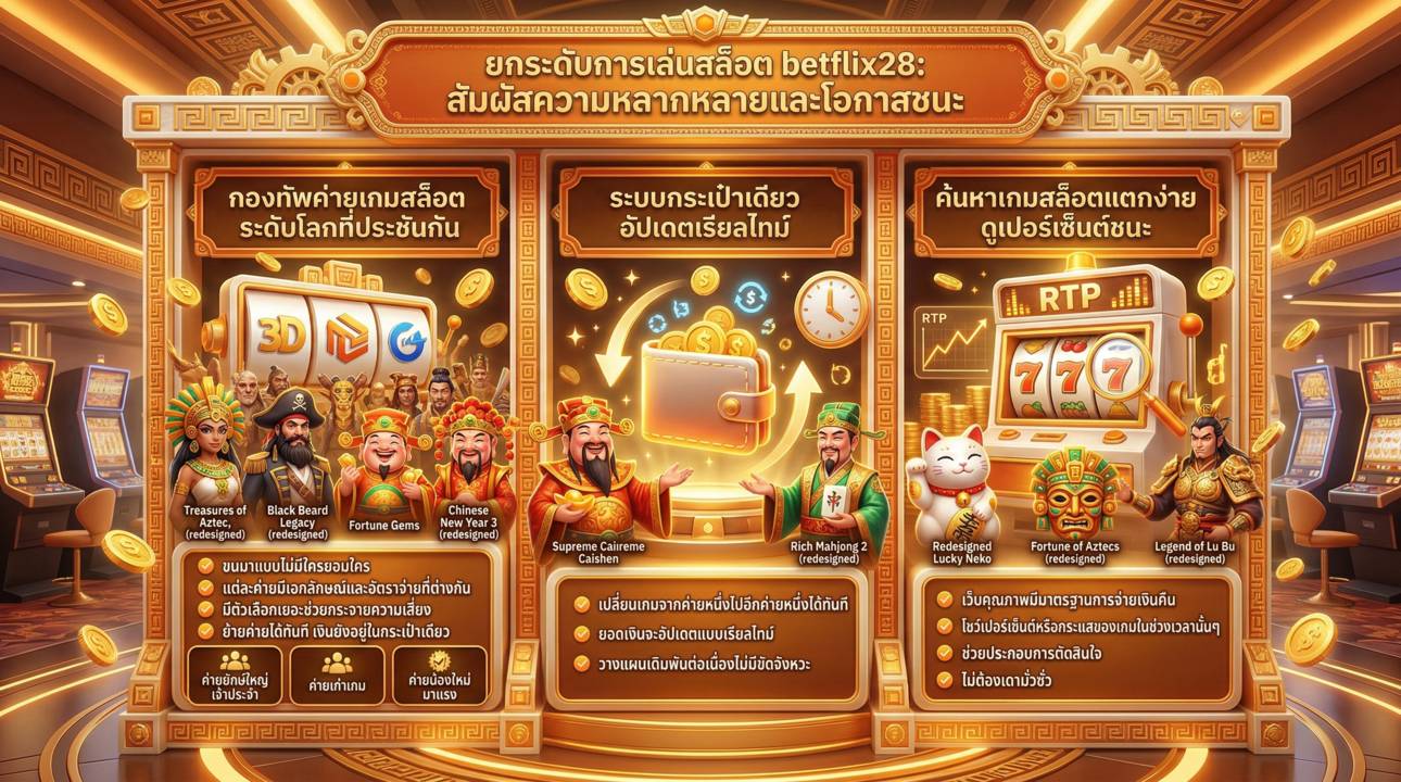 อาณาจักรสล็อต ครบทุกค่าย กระเป๋าเดียวจบ