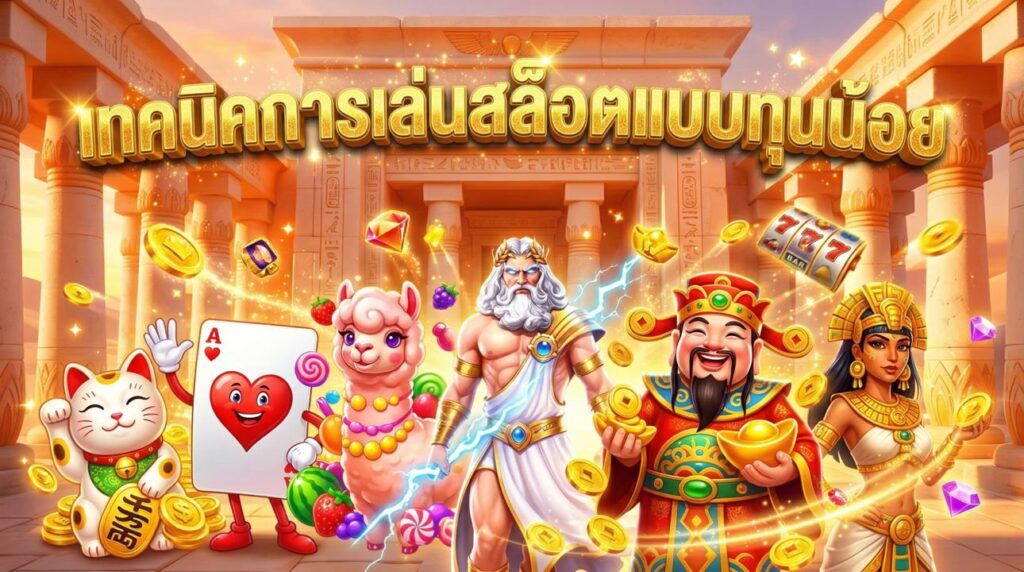 เทคนิคการเล่นสล็อตแบบทุนน้อย