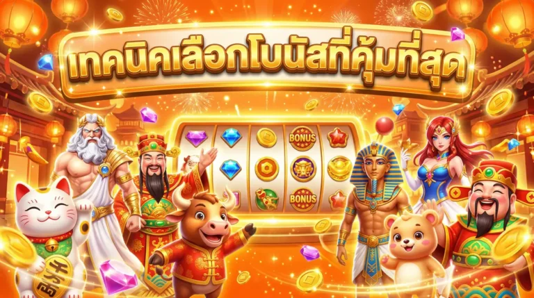 เทคนิคเลือกโบนัสที่คุ้มที่สุด