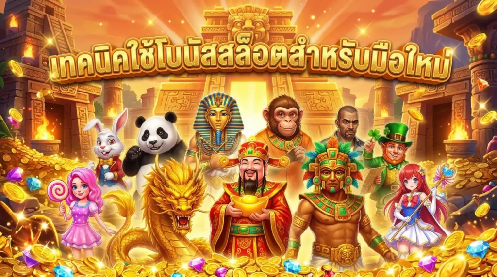 เทคนิคใช้โบนัสสล็อตสำหรับมือใหม่