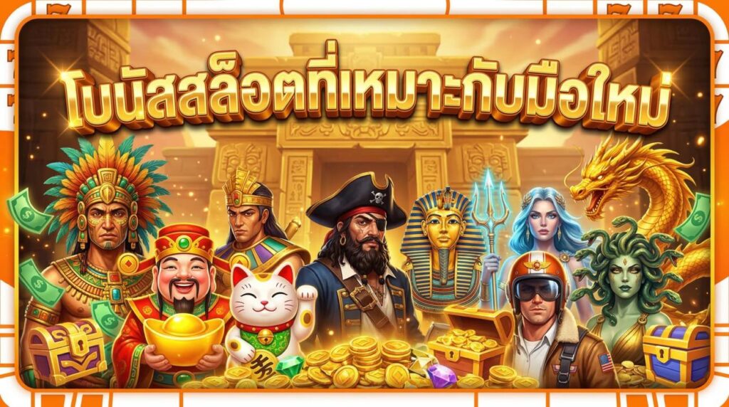 โบนัสสล็อตที่เหมาะกับมือใหม่