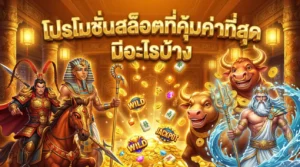 โปรโมชั่นสล็อตที่คุ้มค่าที่สุด มีอะไรบ้าง