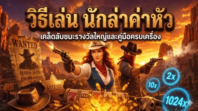 รีวิว RSG Bounty Hunter เกมนักล่าค่าหัว สล็อตคาวบอยสายล่ารางวัลใหญ่